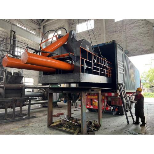 Horizontal Waste Metal Aluminum Copper Steel Iron Baler