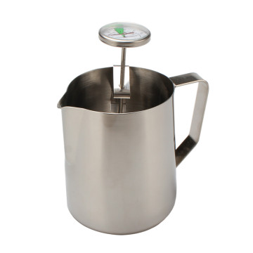 Stainless Steel Milk Jug with Thermometer