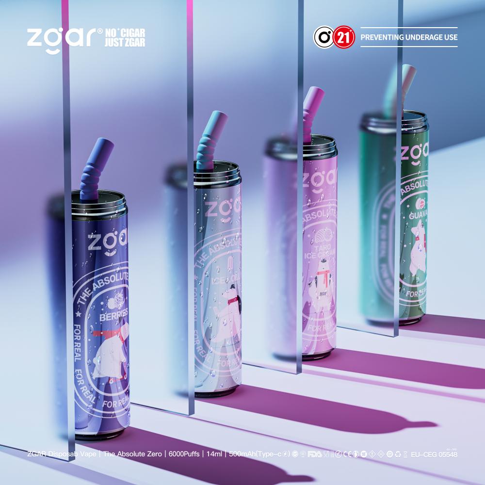 سعة كبيرة 14ml 6000 نفخة Zero Zero Vape