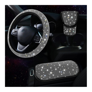 Wholesale Car Accessories: Gear Lever Cover, Armrest Box Cover, Bling Steering Wheel Cover