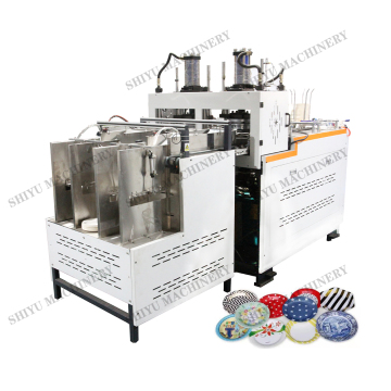 Automatic Paper Plate Making Machine 90-130 Pcs/Min - Disposable Paper Dish Machine 4-12 Inch