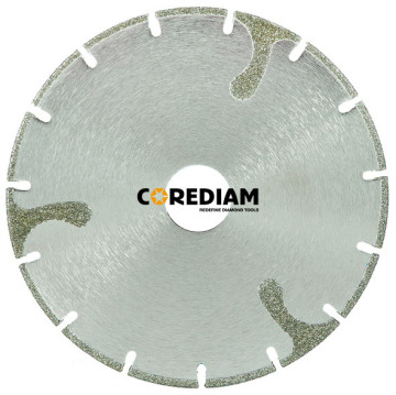 Segmented  Electroplated Blade for Marble