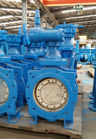 DI  Flange type knife gate valve