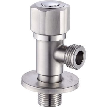 Green 304 Stainless Steel Mixer Angle Valve Water Switch