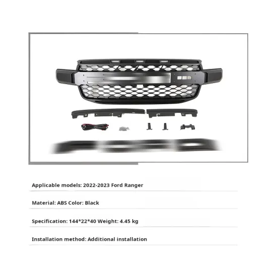 2022-23 Ranger Grille Modification: Front Grille and Bumper Accessories