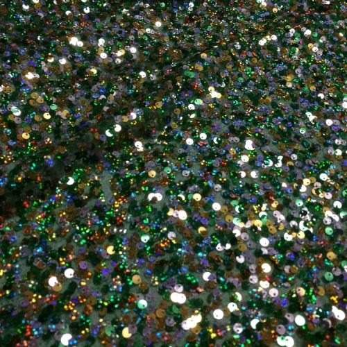 5mm Hologram Sequin Mesh Tulle Backdrop Fabric