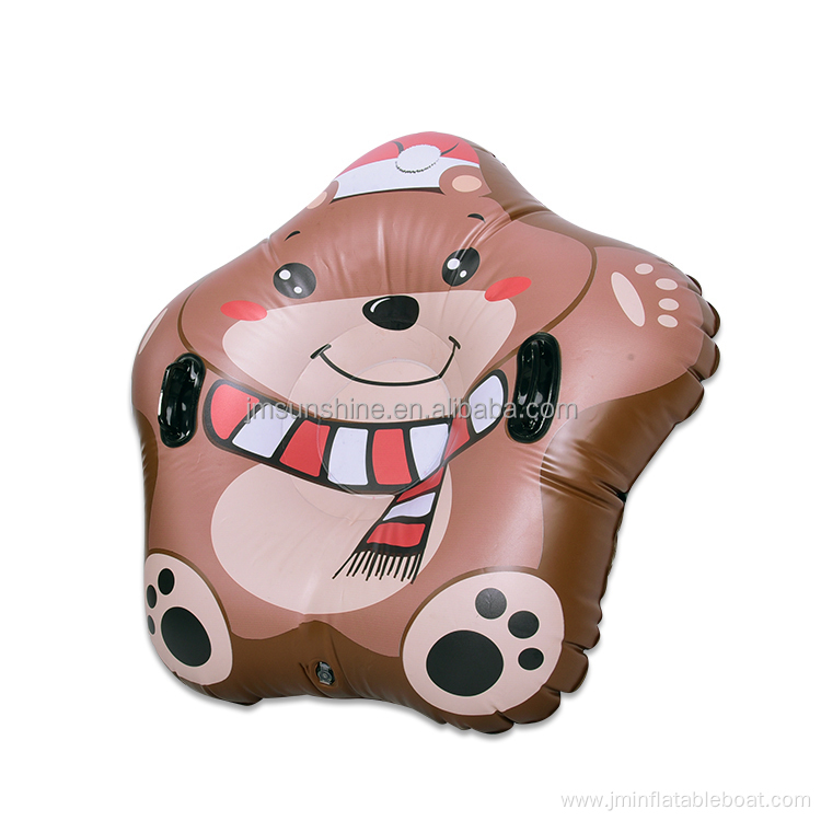 Inflatable snow toys Bear ski ring snow tube