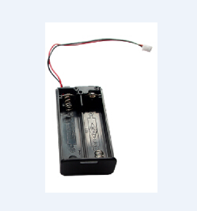 2 bitar AAA -batterilhållare med tråd med switch med uttag