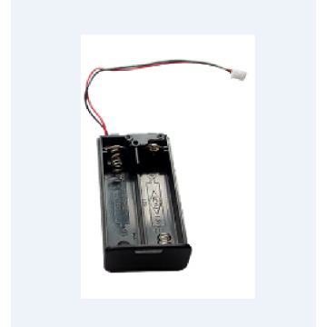 2 peças AAA portadores de bateria com fio com interruptor com soquete