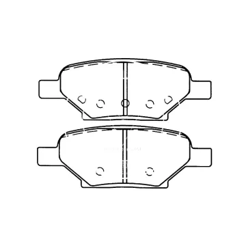 SDCX Brake Pad for PONTIAC G5 GT / G6 / Pursuit