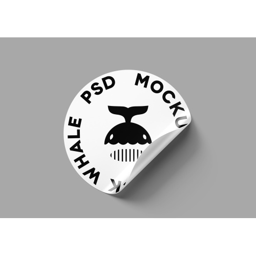 Customized black & white sticker