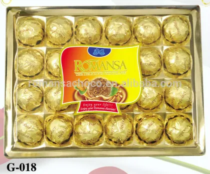 24PCS Compound Chocolate with Peanut 300g