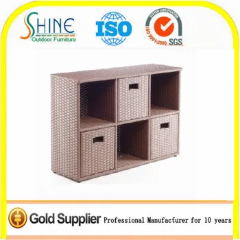 SFM3-20150522-14 Bed Room Furniture Modern Rectangle Rattan Cheap Wardrobe Closet