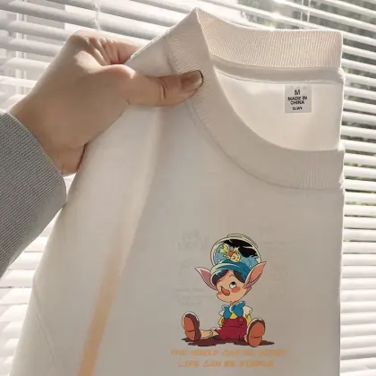 400g silver fox velvet thick sweatshirt for man