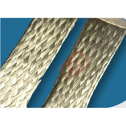 China Supplier Flat Braided Earthing Copper Strip Flexible Copper Braid -  China Flexible Copper Braid, Ground Wire Silver Plated