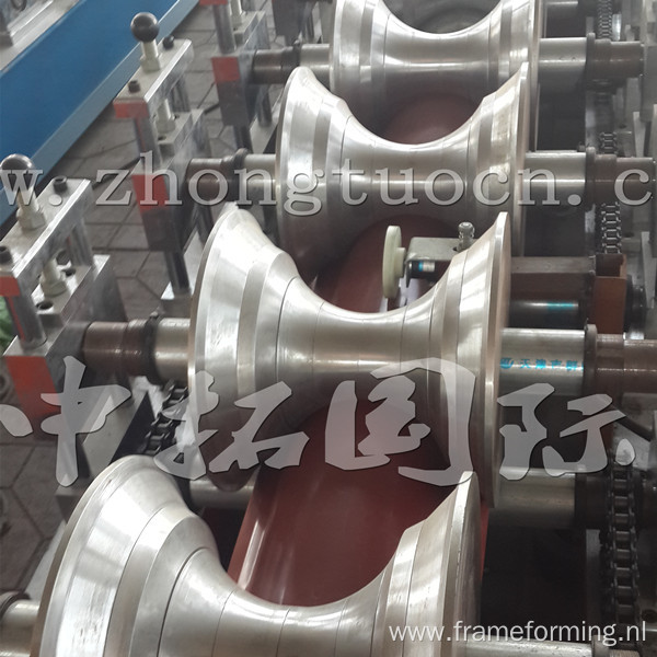 Colored Steel Roof Ridge Roll Forming Machine