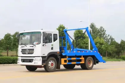 Hydraulic swing arm special vehicle small garbage truck