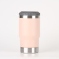 Car mounted portable insulated cup with bottle opener
