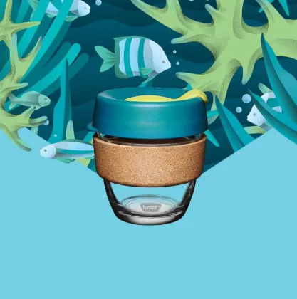 Top Seller Personalized Reusable coffee kep cup brew