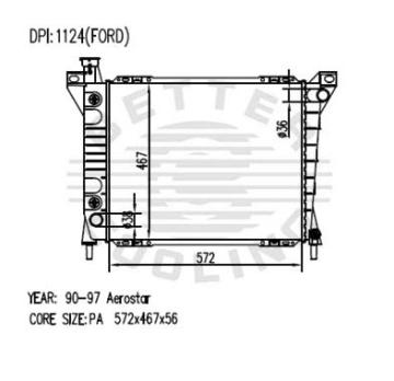 Auto Radiator untuk Ford OEM F09H8005AA