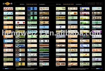 Catalog of ceramic border