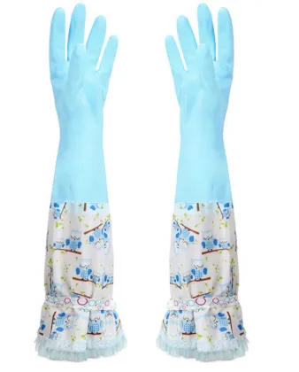 GC2006 Waterproof Durable Dishwashing Gloves: Rubber & PVC Kitchen Supplies for Housework and Cleaning