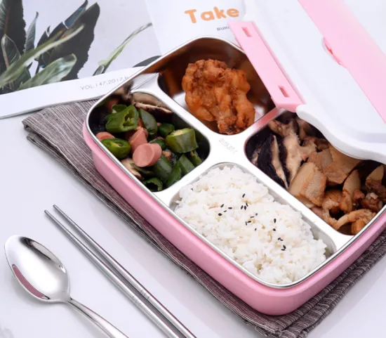 304 Stainless Steel Food Lunch Box Student Box