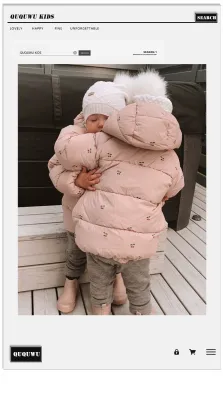 New Children's Fashion Down Jacket