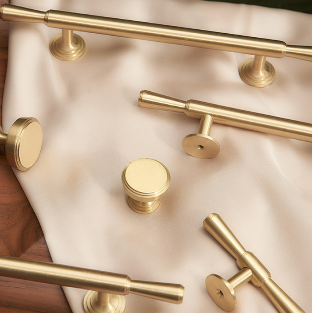 brushed brass handles for cabinets