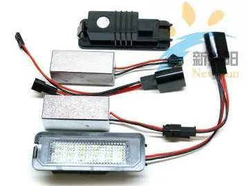 Factory Canbus SMD LED license plate light for VW license plate lamp
