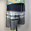 custom Black grey patterned male beach shorts