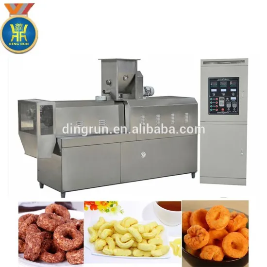 lab twin screw extruder snack food processing machinery
