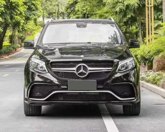 Mercedes-Benz ML W166 2015-2020 Upgrade Kit: GLE63 Style Hood, Headlamps, Bumper, and Grille