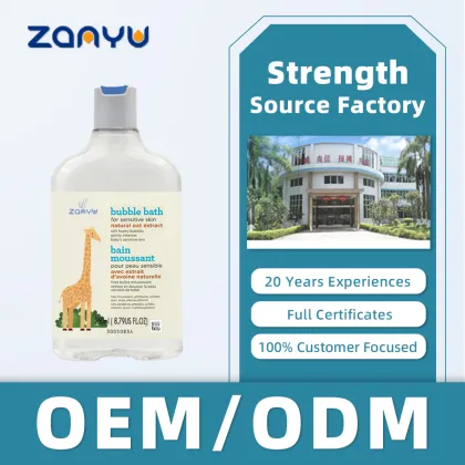 OEM Custom Organic Baby Bubble Bath 260ml with Oat Extract