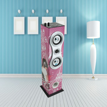 FW-103IK 2.0 CHANNELbluetooth s speaker for iphone new bluetooth speaker karaoke TOWER LOUDSPEAKER BOX SYSTEM AUD IO speaker box