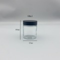 3OZ Clear Glass Storage Jars with Childproof Cap