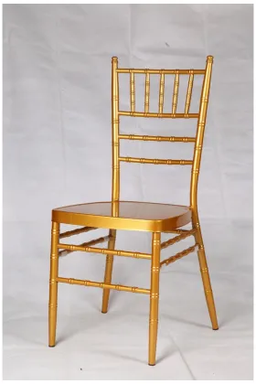 Gold Tiffany Dinner Metal Steel Chiavari Chairs