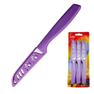 JHY 6-Piece Plastic Handle Stainless Steel Paring Knife Set - Affordable Pricing