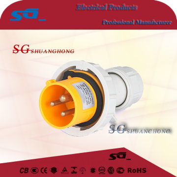 Standard Grounding Grounding Industrial Application plug ip44 6h plug 16a