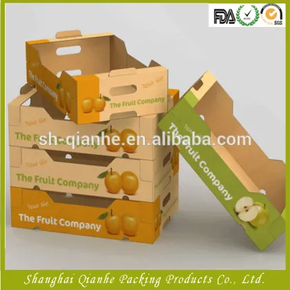 High quality fresh fruit corrugated box packaging
