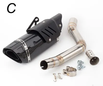 Motorcycle exhaust pipe suitable for TRK 502C big devil 502C modified mid-Link Pipe exhaust pipe