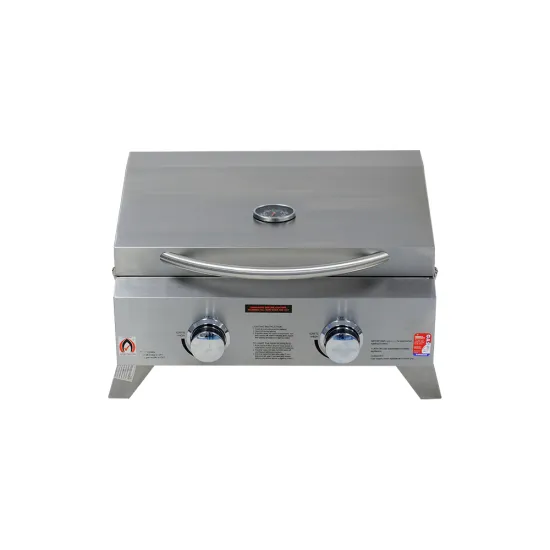 Hyxion stainless steel marine portable outdoor tabletop bbq gas grill