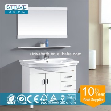 white Style Iraq PVC Bathroom Vanity