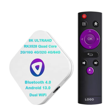 4K Android TV Box - Hot Selling RK3528 with 4GB/64GB Storage, 2.4G/5G WiFi