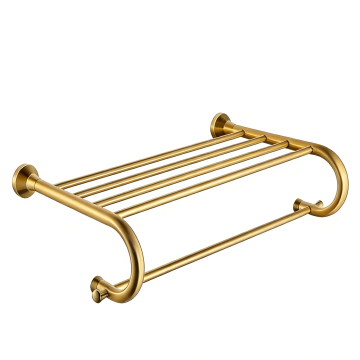 Custom OEM Sweeping Profile Bath Towel Shelf