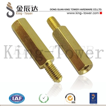 High quality M3 brass motherboard mounting screws for desktop computer (with ISO and RoHs Card)