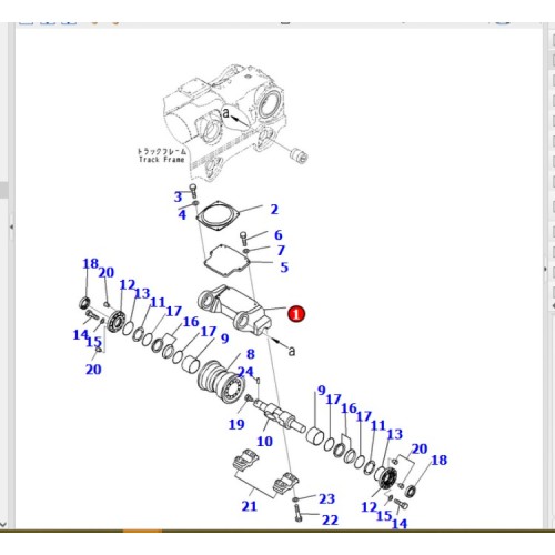 HM400-3 Aftercooler Assembly 56B-03-3A101