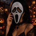 ماسک کامل Rhinestone Scream Ghost Halloween