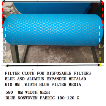 Metal Mesh Laminated Media Filter Rolls