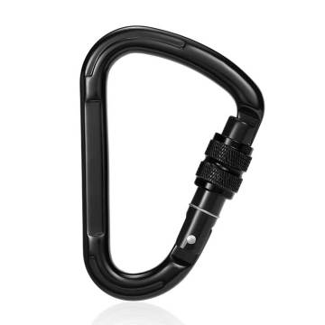 Carabiner di bloccaggio automatico per arrampicata all'aperto e campeggio - Materiale 7075, capacità di carico 25KN